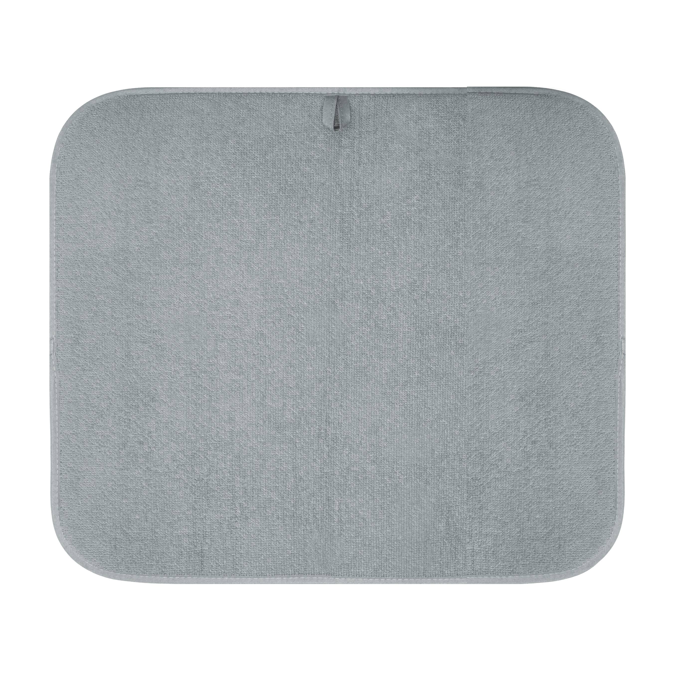 Microfiber Drying Mat 16x18 - Gray