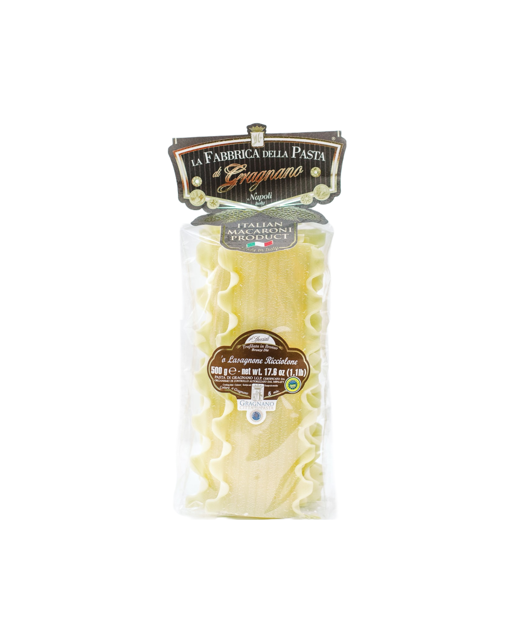 Lasagnone Ricciolone IGP by La Fabbrica della Pasta