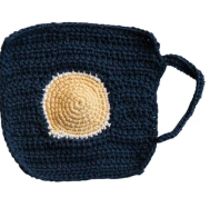 Cotton Crocheted Mug Shaped Coasters