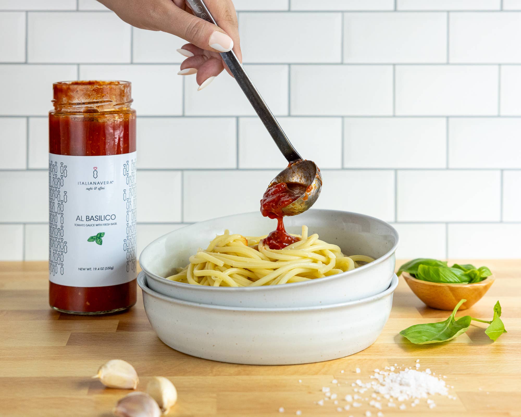 Al Basilico Tomato Sauce with Basil by Italianavera