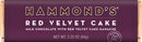 Red Velvet Cake Milk Chocolate Candy Bar 2.25oz