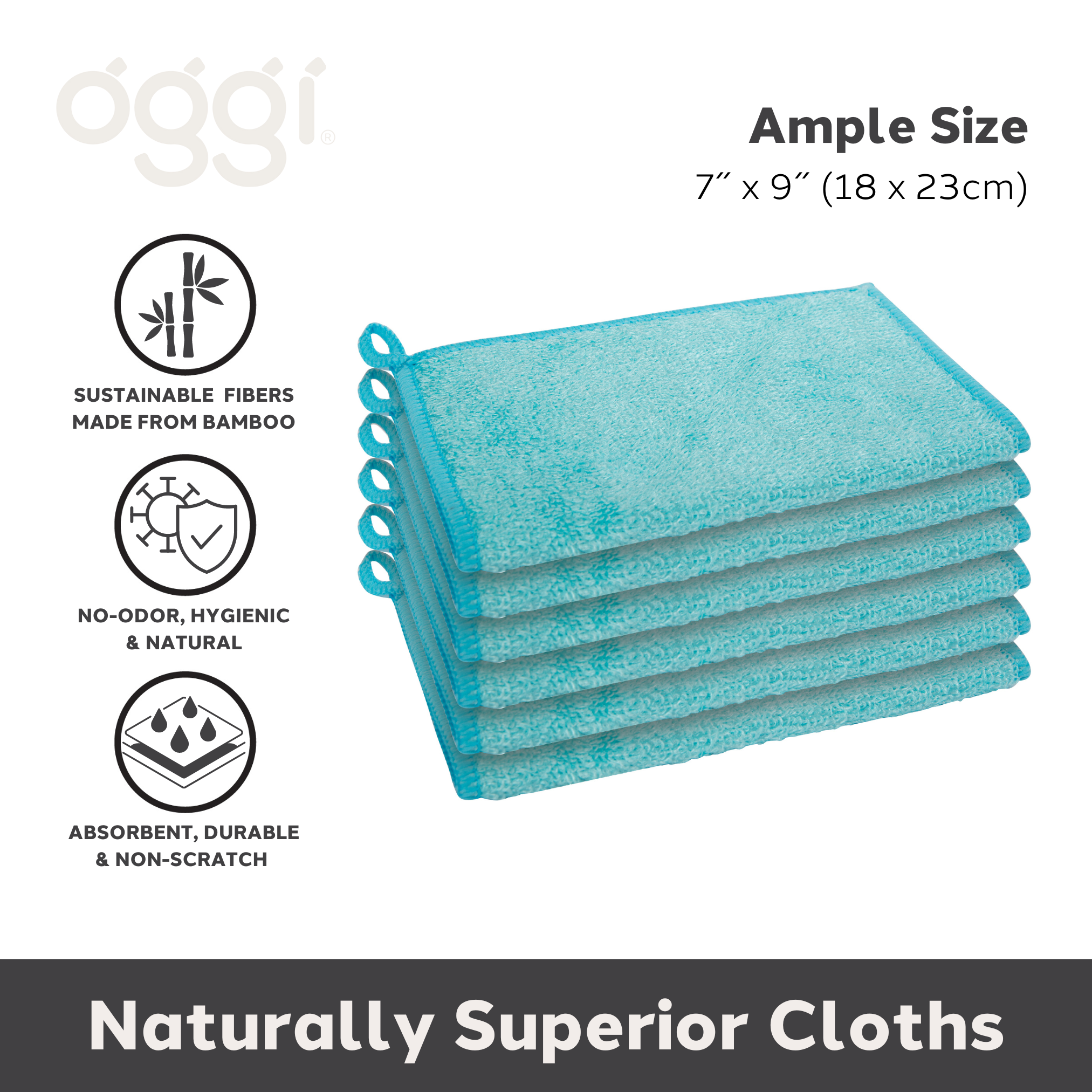 Bambou Kitchen Cloths - Set of 6