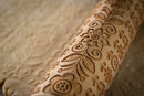 Embossed Rolling Pin, Spring/Summer Design 15.25"