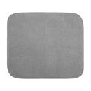 Microfiber Drying Mat 16x18 - Gray