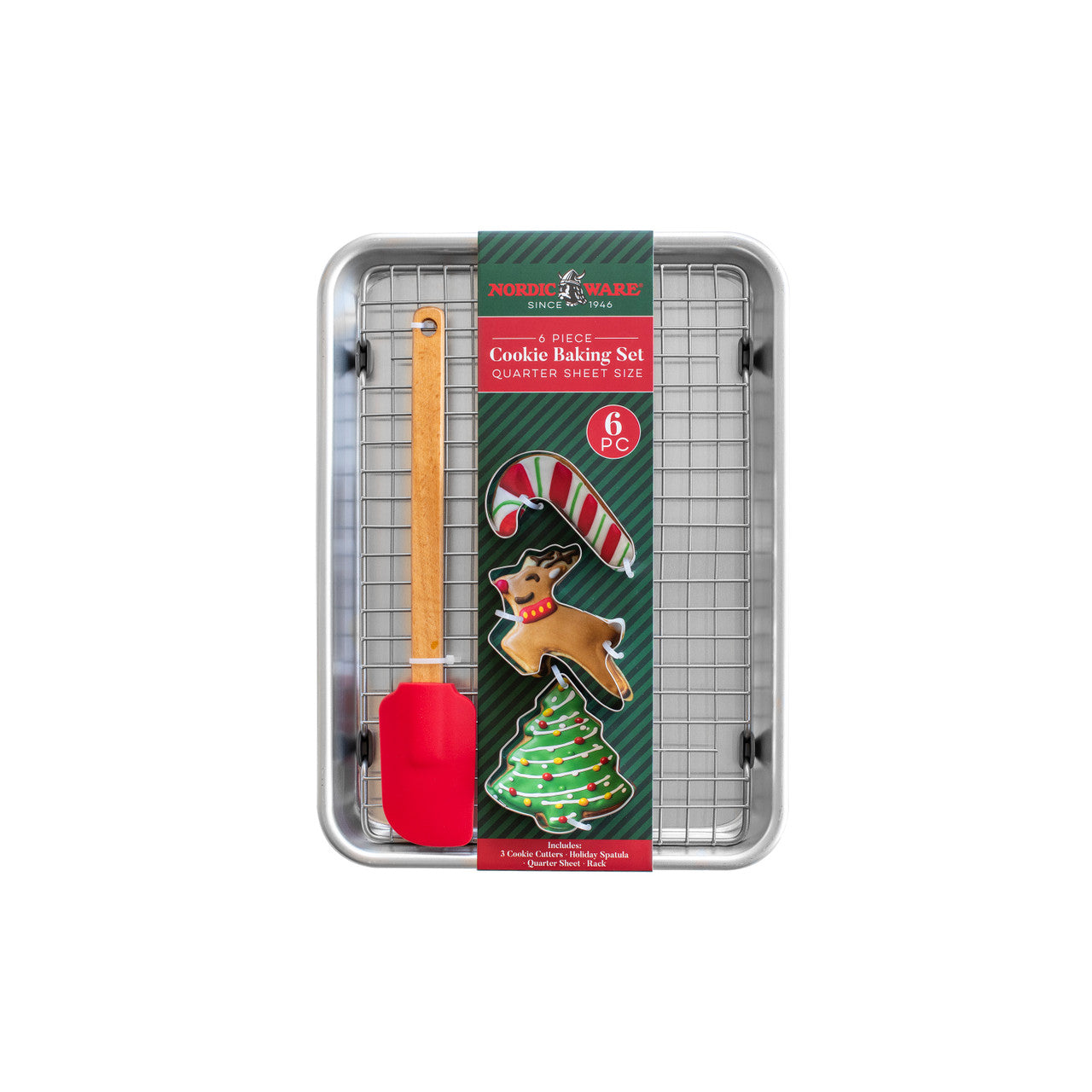 Holiday Quarter Sheet and Cookie Cutters/Rack