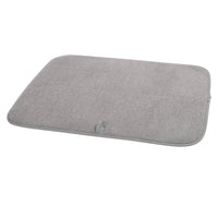 Microfiber Drying Mat 16x18 - Gray