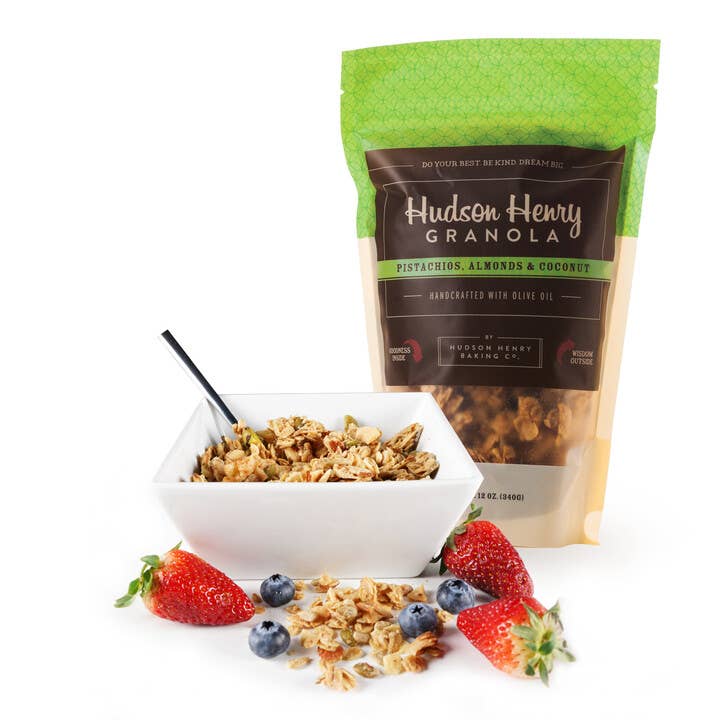 Pistachio Granola - 12oz Bags