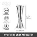 Japanese Style Jigger - 1oz/2oz, 30ml/60ml