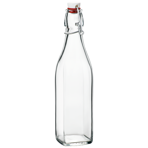 Bottle with hermetic lid 33 3/4 oz