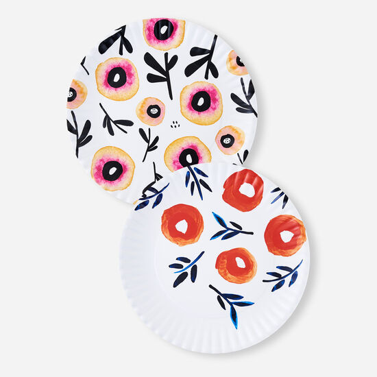 Poppy Melamine 16" "Paper" Platter