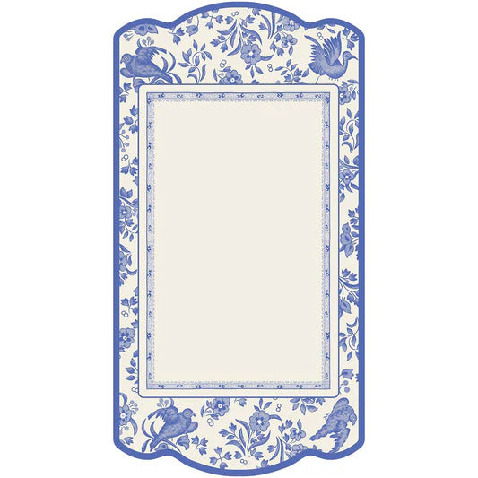 Table Cards Blue Regal Peacock