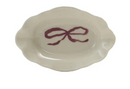 Stoneware Dish With Bow