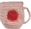 Cotton Crocheted Mug Shaped Coasters