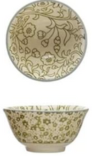 Stoneware Pinch Pot w/ Pattern, Multi Color, 4 Styles
