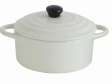 Stoneware Mini Baker with Lid