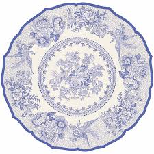 Placemat Blue Asiatic Pheasants