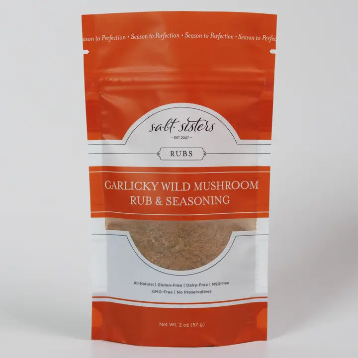 Salt Sisters - Garlicky Wild Mushroom - Rub & Seasoning Mix