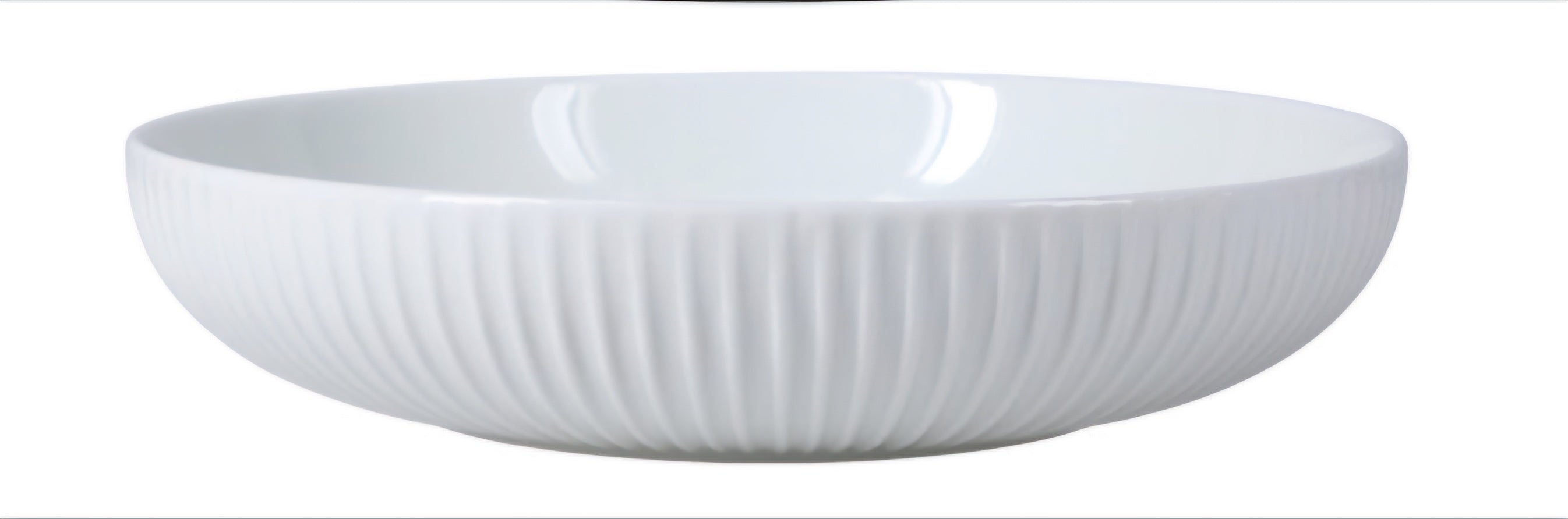 Textured Porcelain Dinner Bowls 48 oz