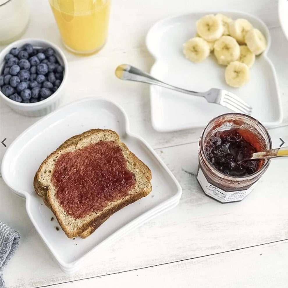 Porcelain Toast Plate
