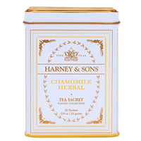 Chamomile Herbal Tea, Tin of 20 Sachets - Caffeine-free