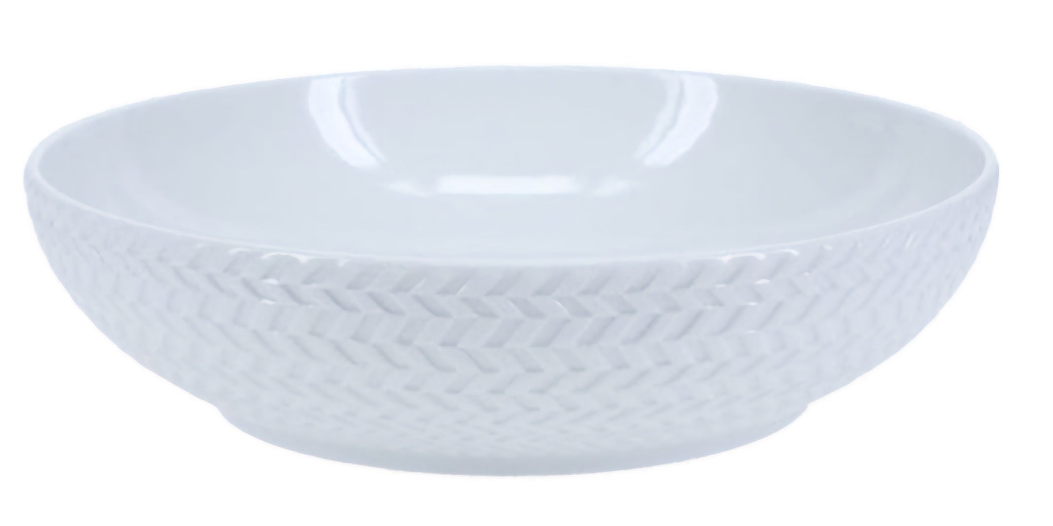 Textured Porcelain Pasta Bowl 34 oz - Assorted