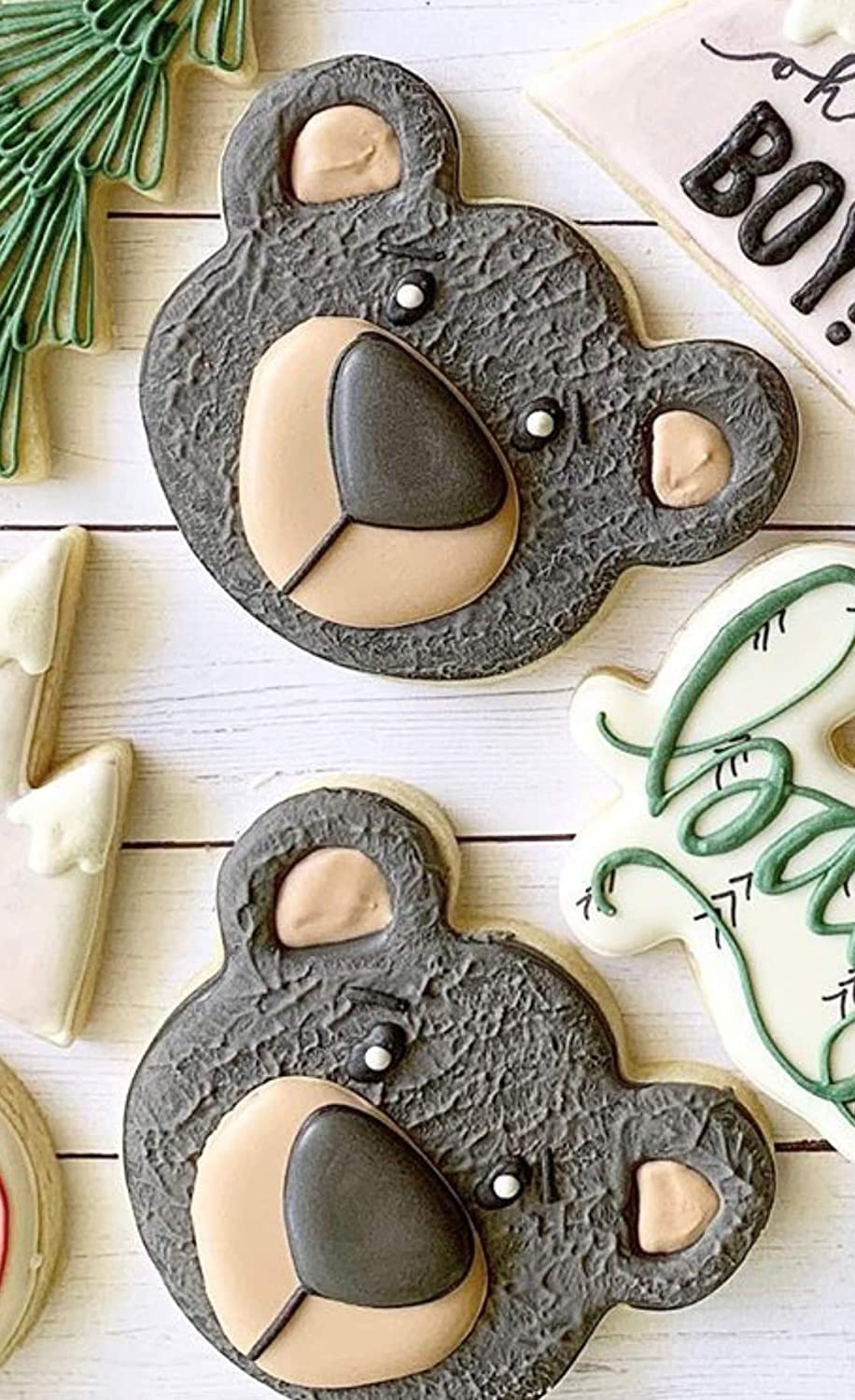 Cookie Cutters Bear/Koala/Panda Face Cookie Cutter, 3.5"