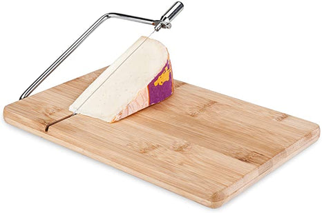 Cutting Board with Cheese Slicer